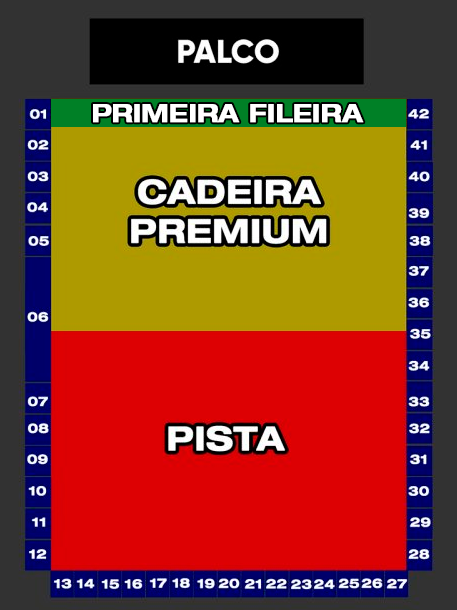 Mapa do evento - Fernandinho na Zona Norte